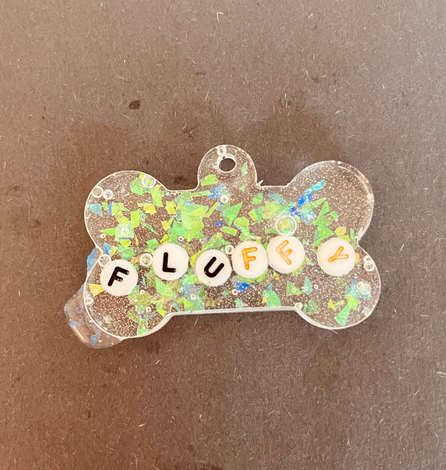 Fluffy Dog Tag