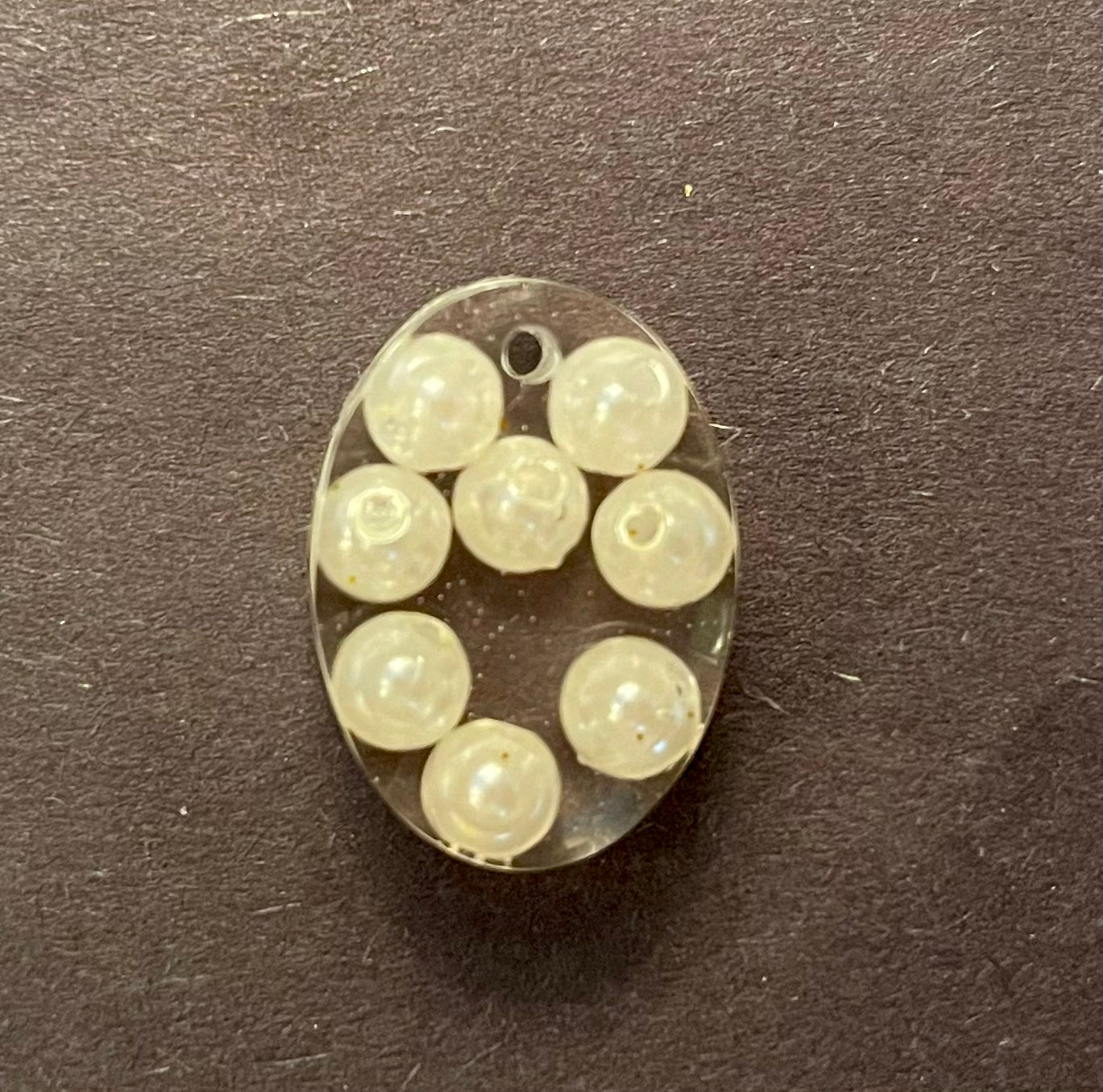The Pearl Resin Charm