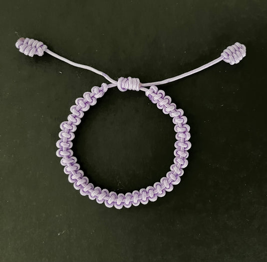 The Lavender Tied in Knots Bracelet