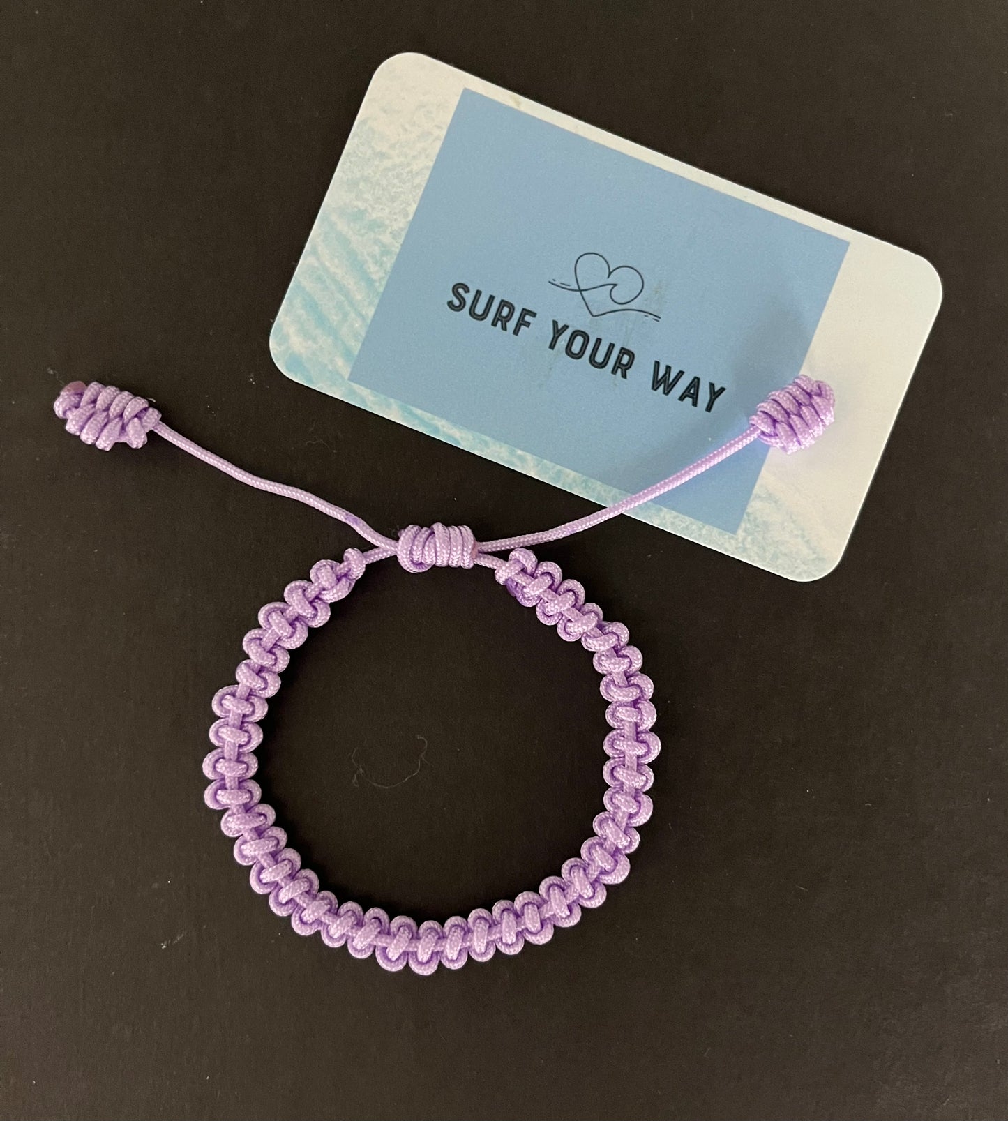 The Lavender Tied in Knots Bracelet