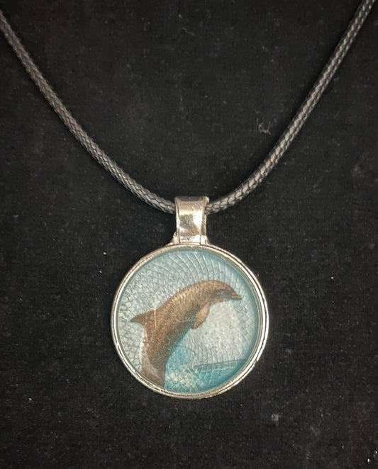 The Jumping Dolphin Pendant Necklace