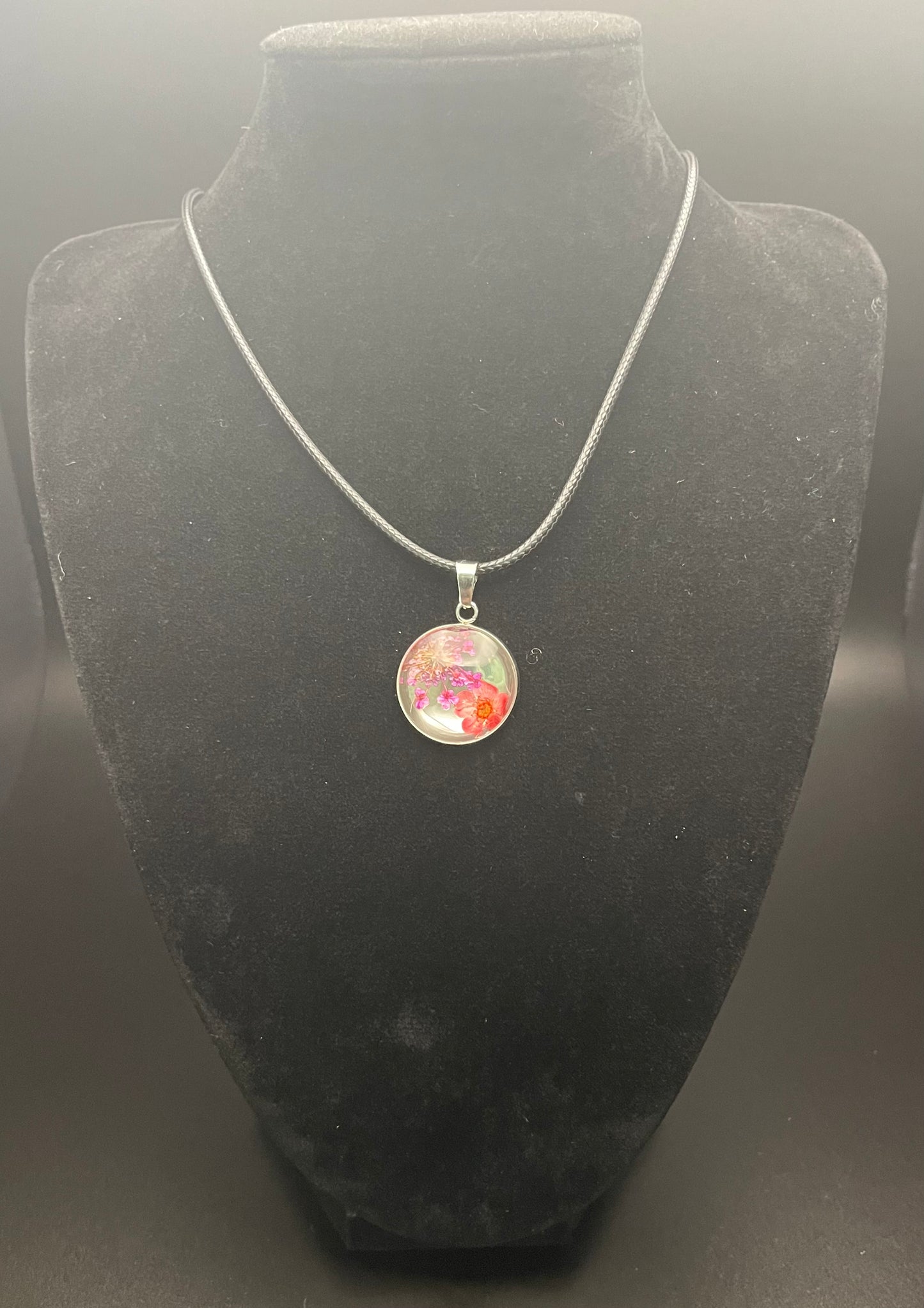 The In Pink & Yellow in Bloom Pendant Necklace