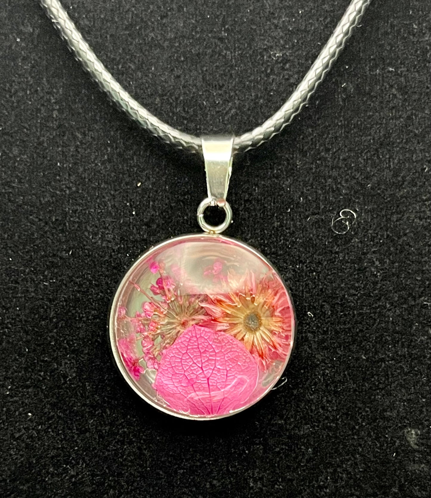 The In Pink & Yellow in Bloom Pendant Necklace