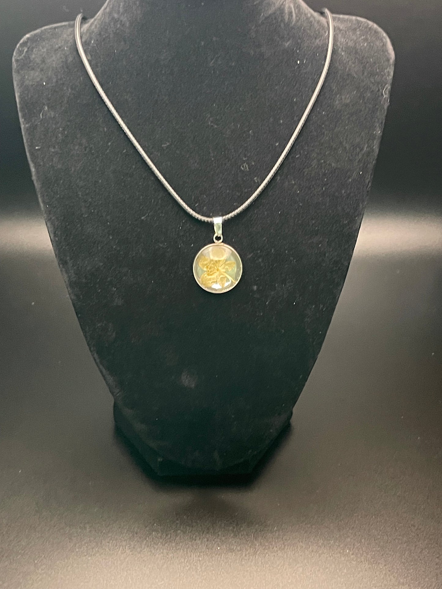 Green & Purple in Bloom Pendant Necklace