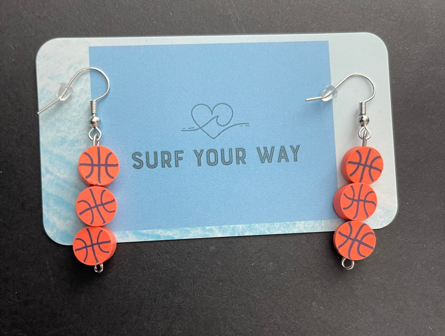 The Basketball Earrings