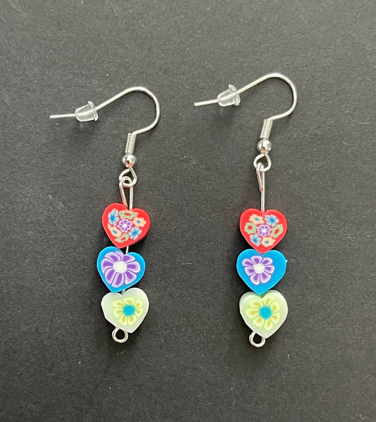 The Decorative Heart Earrings